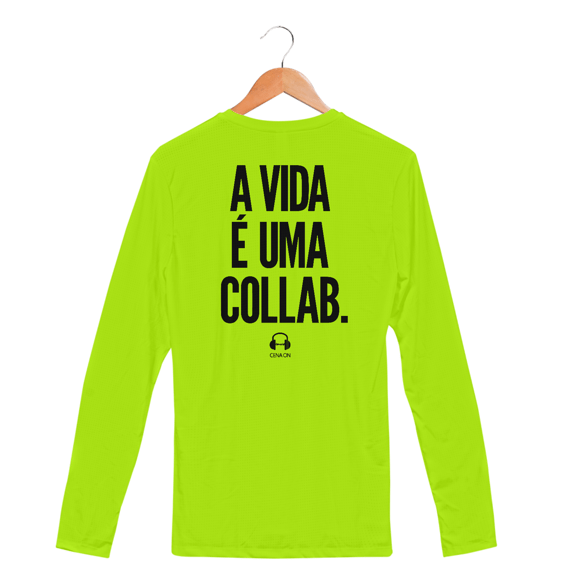 Camiseta Manga Longa Dry Fit Sport 