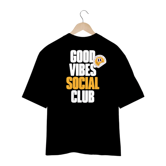 Camiseta Oversized Good Vibes Social Club