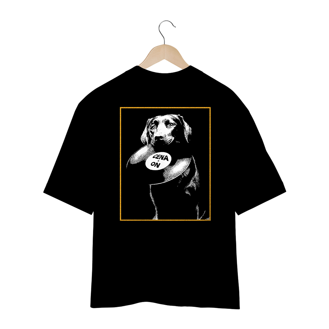 Nome do produto: Camiseta Oversized Eu Amo Meu Cachorro