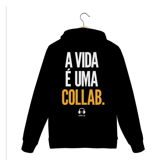 Moleton Canguru A Vida É Uma Collab