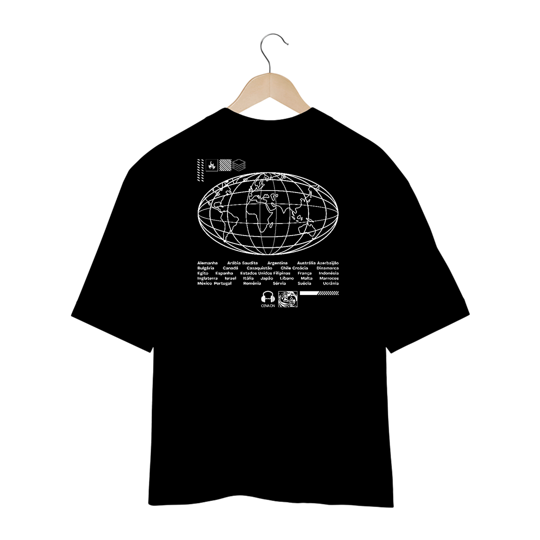 Nome do produto: Camiseta Oversized World ON