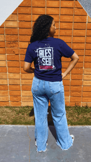 Nome do produto Camiseta Cristã, Blessed