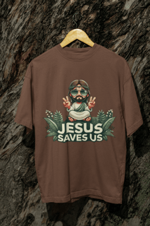 Nome do produto Camiseta Oversized, Jesus Saves