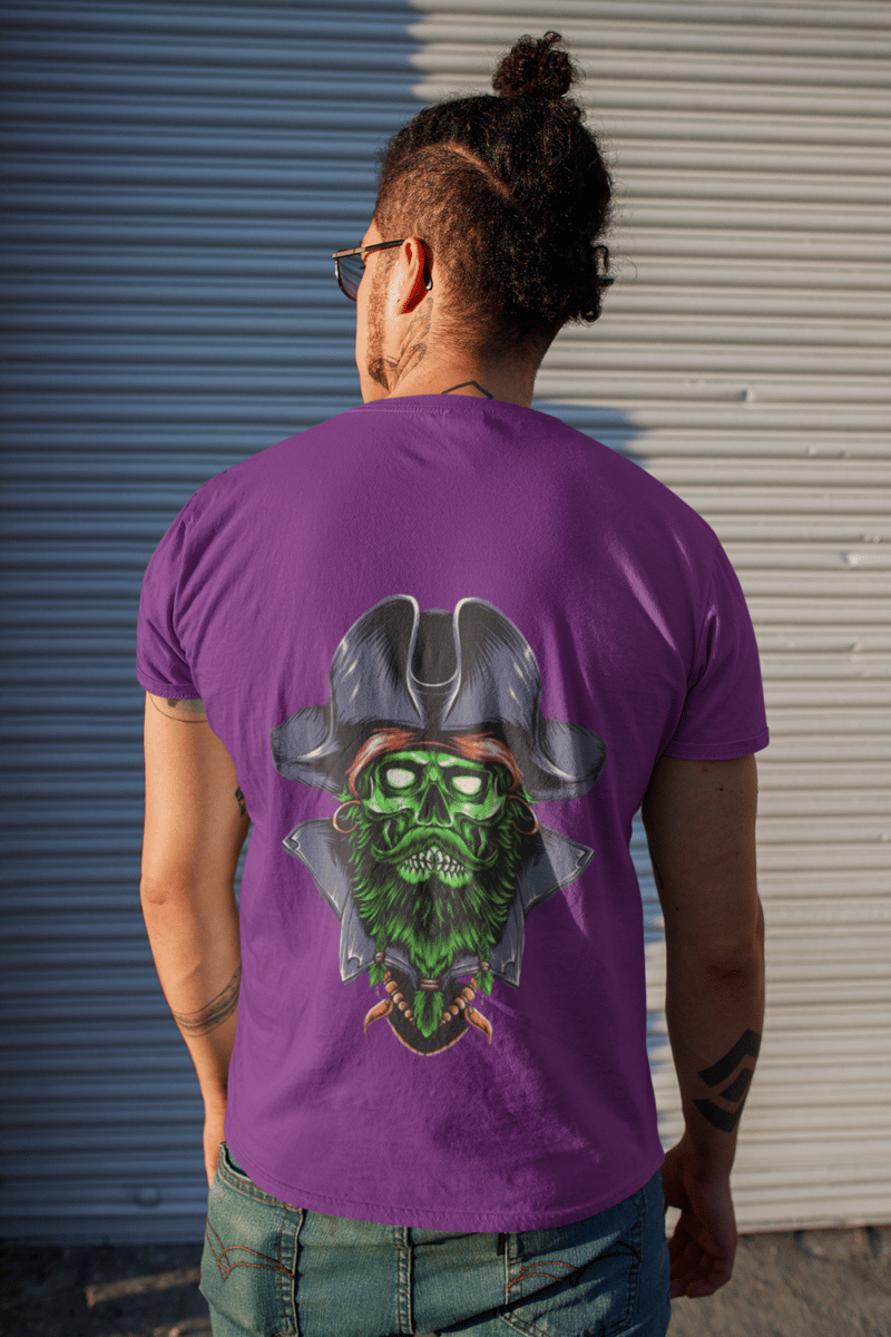 Nome do produto: Camiseta Unissex Zombie Pirate