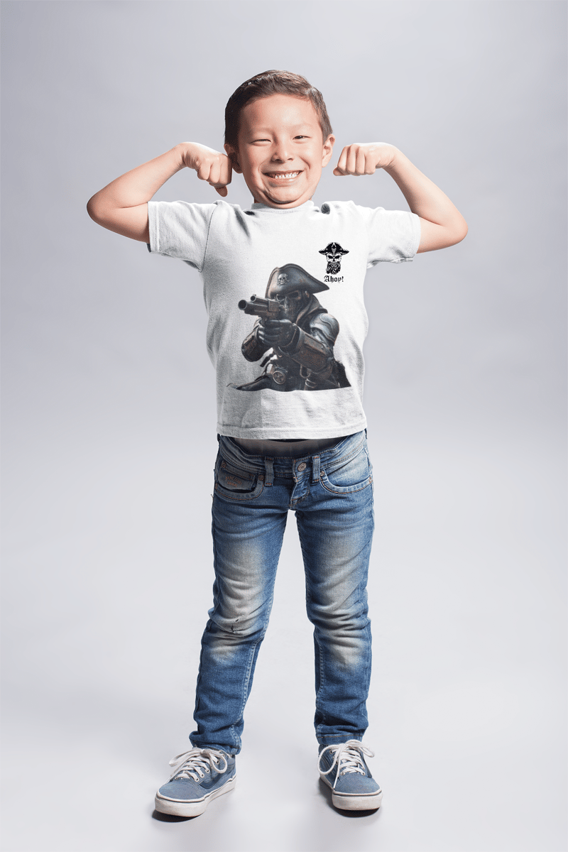 Nome do produto: Camiseta Infantil Mecha Pirate - (10 a 14 anos)