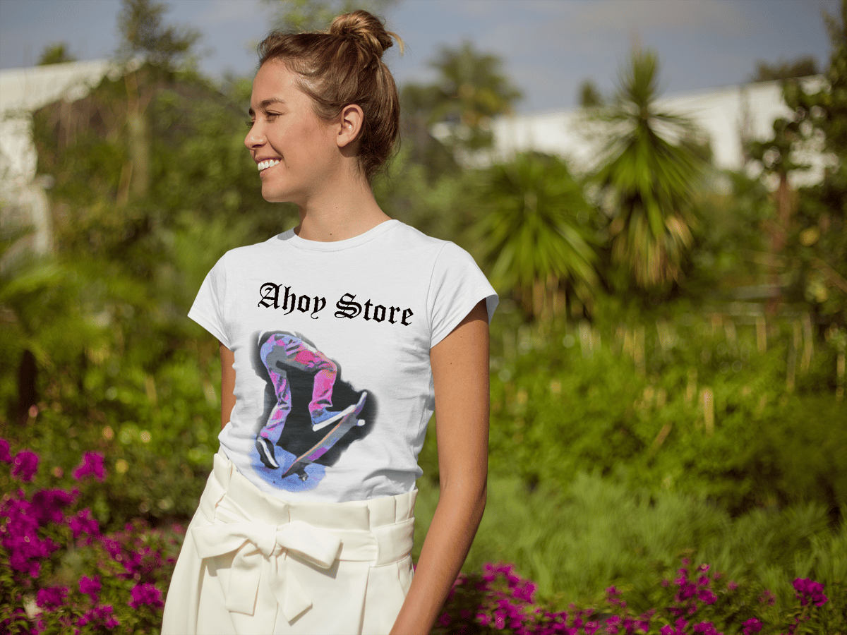 Nome do produto: Baby Look Feminina Skate