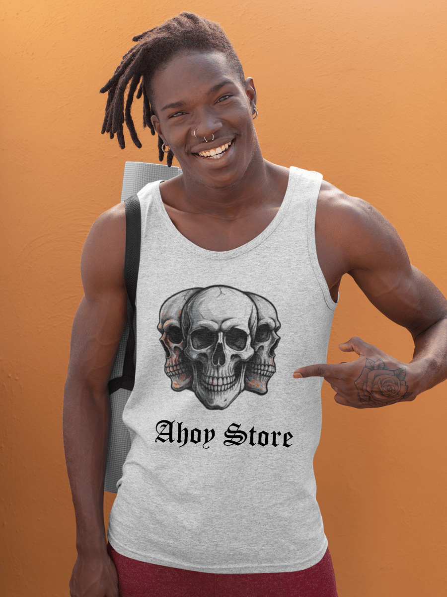 Nome do produto: Regata Masculino - 3Skulls