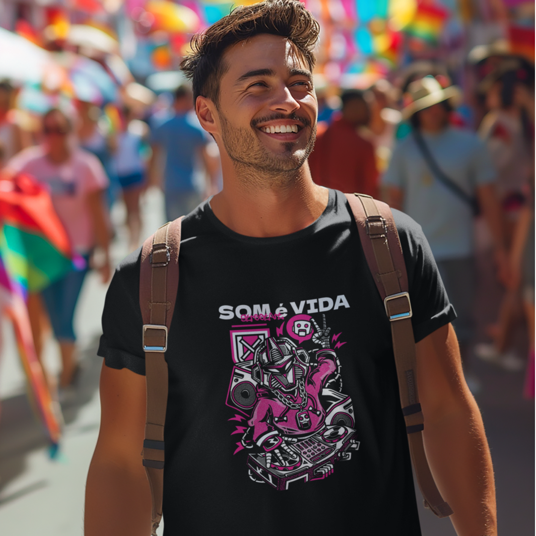 Nome do produto: T-Shirt Quality DJ Som é Vida