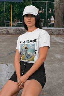 Camiseta Mulher com Sombrinha 
