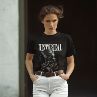 Camiseta Nefertiti (Preta)