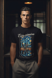 Nome do produto Camiseta Noite Estrelada (Preta)