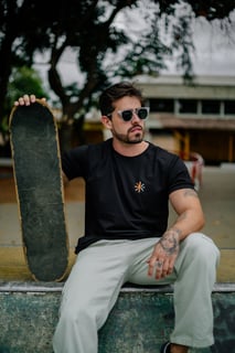 Nome do produto Camiseta 80`s Grafite