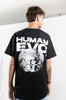 Nome do produto Camiseta Human Evo (estampa branca)