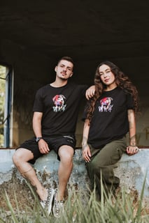 Nome do produto Camiseta Tupac Hit En Up (escrita branca)
