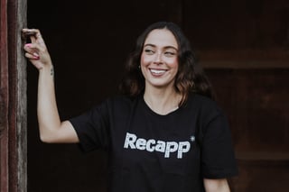 Nome do produto Camiseta Recapp Floral (estampa branca)