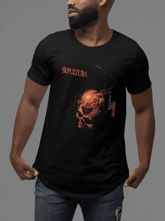 CAMISETA DISCOGRAFIA SEPULTURA BENEATH THE REMAINS