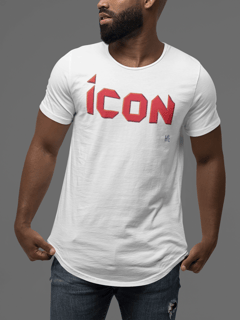 CAMISETA ICON RED LOGO