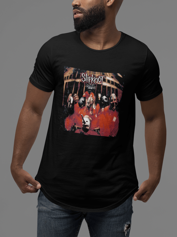CAMISETA DISCOGRAFIA SLIPKNOT SELF TITLE