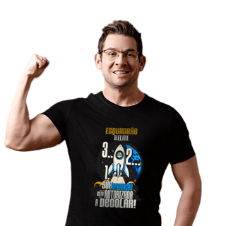 Nome do produto Camiseta Esquadrão - Foguete