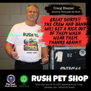 Nome do produto Rush Pet Shop - Plus Size