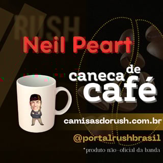 Nome do produto Caneca - Neil Peart