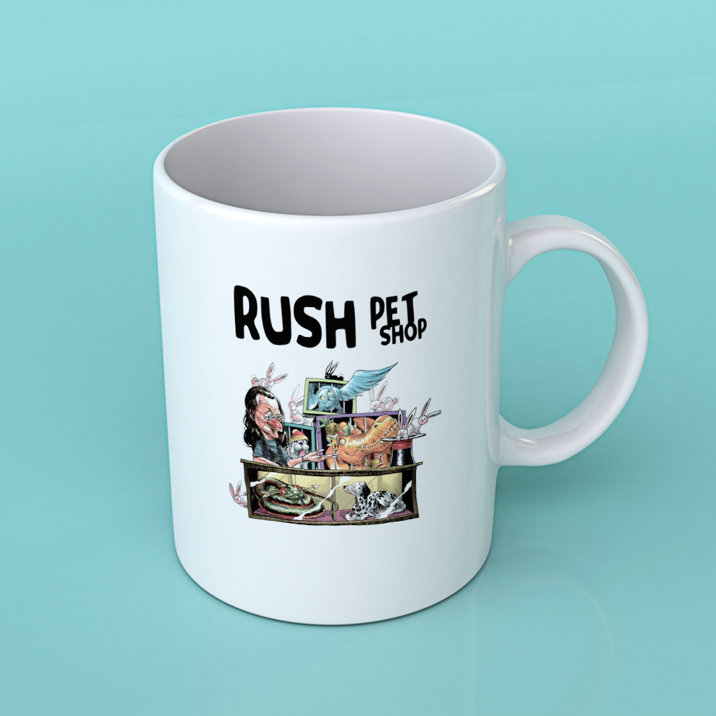 Nome do produto: Caneca Geddy Lee - Rush Pet Shop