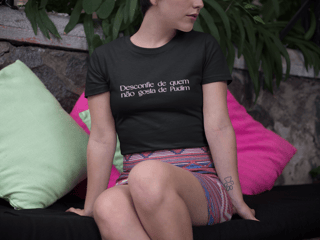 Nome do produto Desconfie de Quem Não Gosta de Pudim | Escuro | Baby Classic