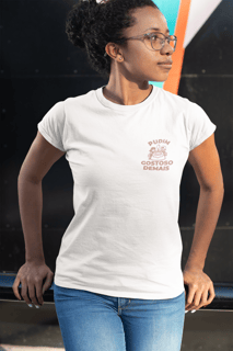 Nome do produto Pudim Gostoso Demais | Claro | Baby Look Classic