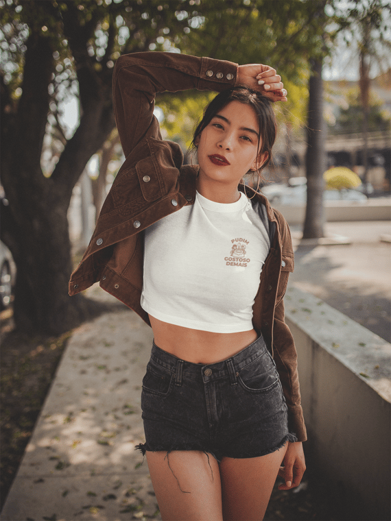 Cropped | Pudim Gosto Demais | Branca