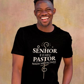 Nome do produto Camiseta “O Senhor é meu pastor” 