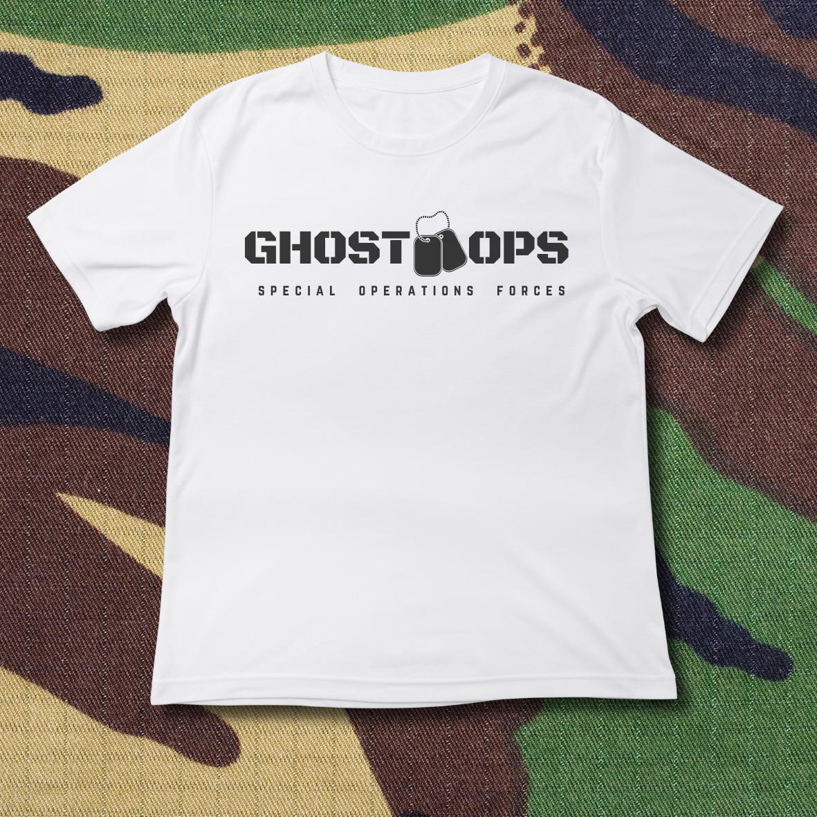 Nome do produto: Ghos ops camisa premium (branca)