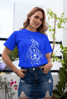 Nome do produto #1 White and Blue Goofy - UNISSEX