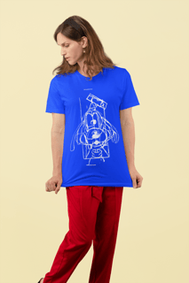 Nome do produto #1 White and Blue Goofy - UNISSEX