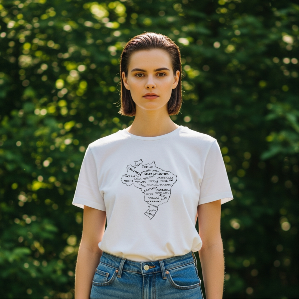 Nome do produto: Camiseta - Biomas BR