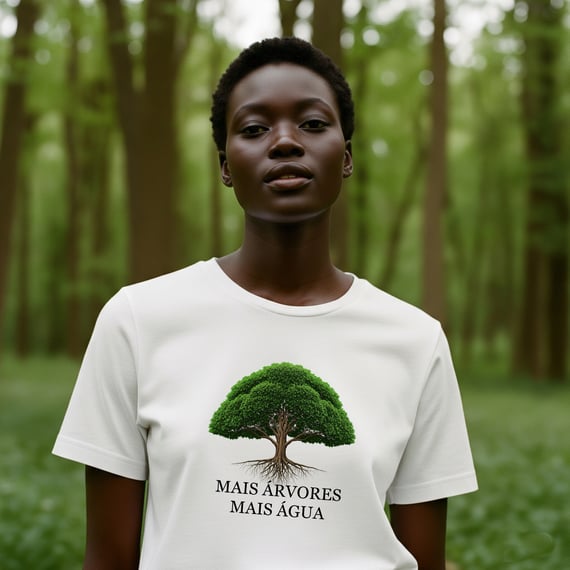 Camiseta - Árvores e água