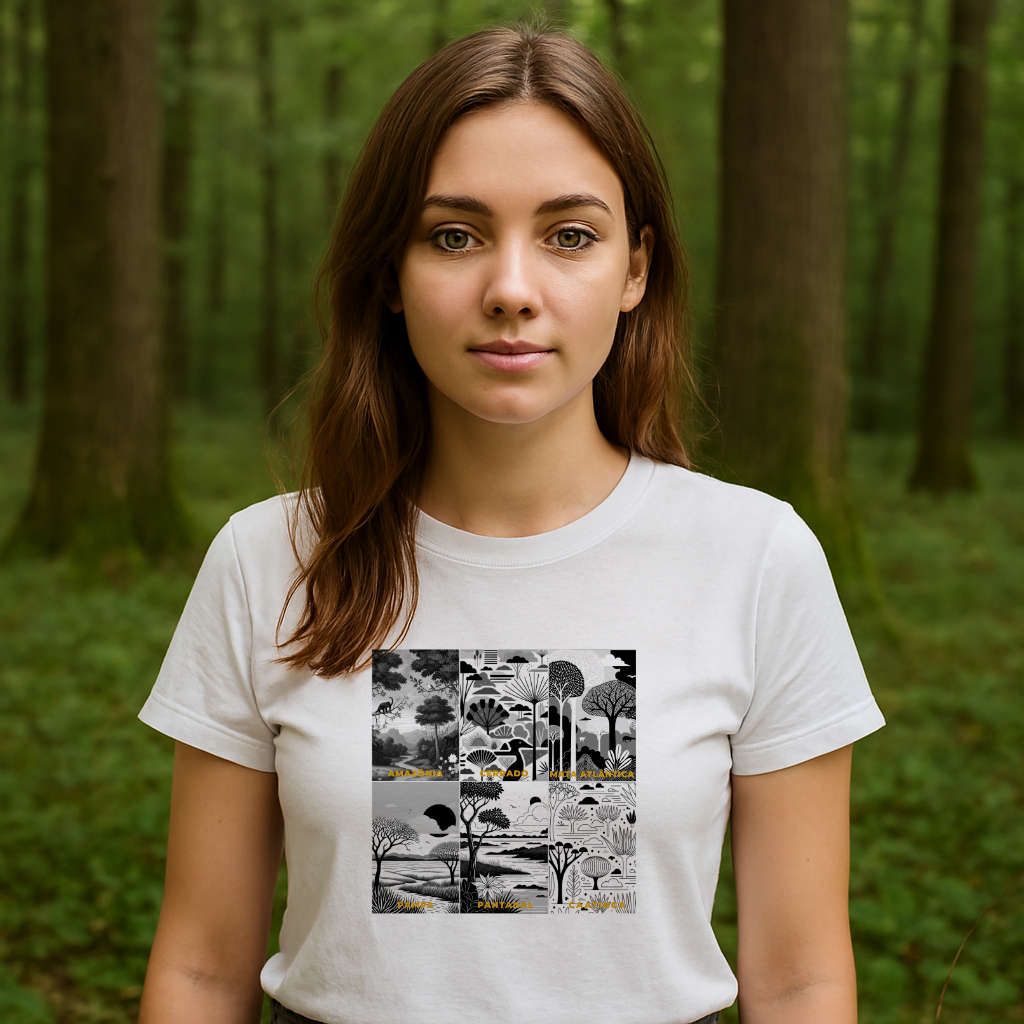 Nome do produto: Camiseta - Biomas Brasil
