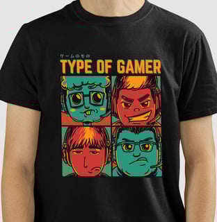 Nome do produto Camiseta - Type of Gamer