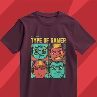 Nome do produto Camiseta - Type of Gamer