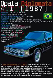 Nome do produto Camiseta Opala Diplomata 4.1