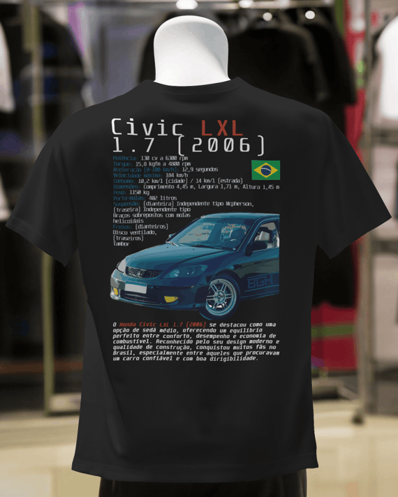 Camiseta Civic LXL 1.7
