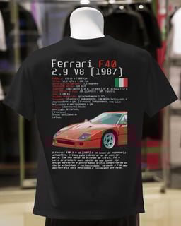 Camiseta Ferrari F40