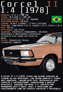Nome do produto Camiseta Corcel II