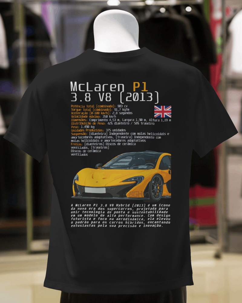 Nome do produto: Camiseta McLaren P1