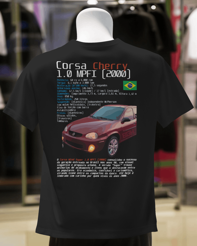 Camiseta Corsa Cherry