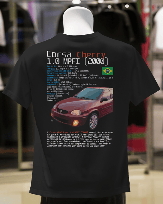 Camiseta Corsa Cherry