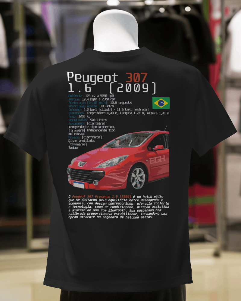 Camiseta Peugeot 307