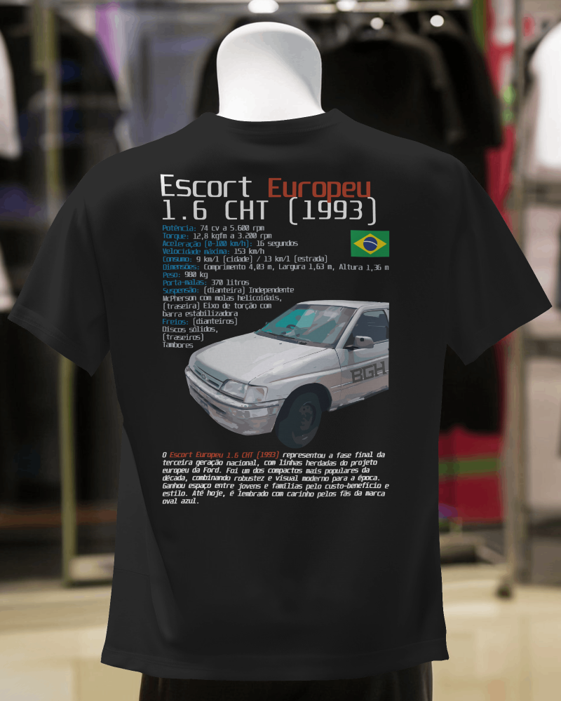 Camiseta Escort Europeu