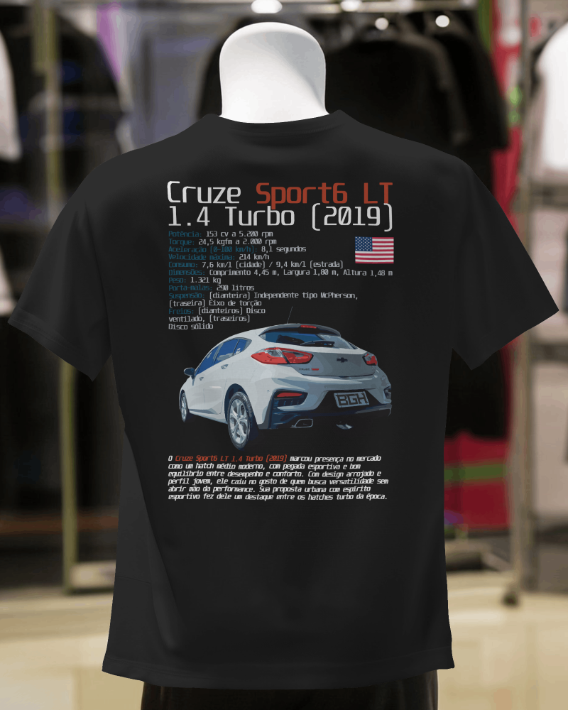 Nome do produto: Camiseta Cruze Sport6 1.4