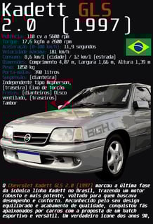 Nome do produto Camiseta Kadett GLS