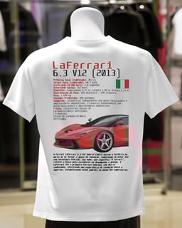 Camiseta LaFerrari (branco)